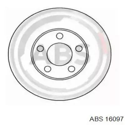 16097 ABS диск тормозной передний