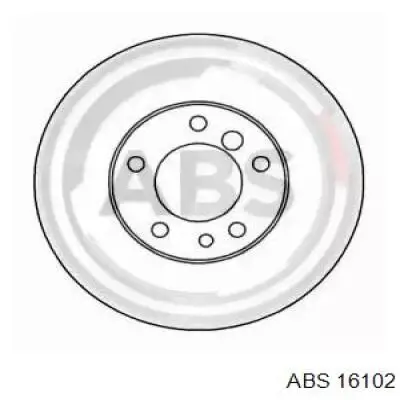 16102 ABS диск тормозной передний