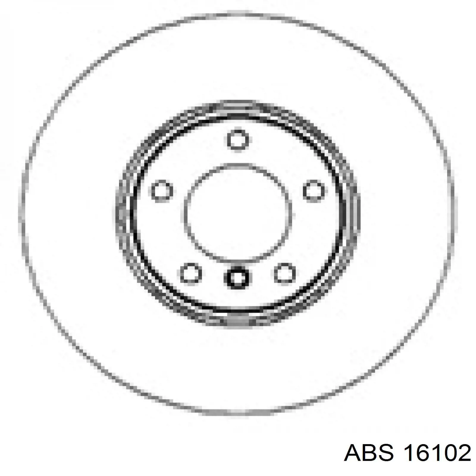 Купить 16102 ABS Ротор тормозной