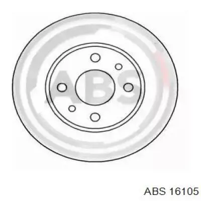 16105 ABS диск тормозной передний