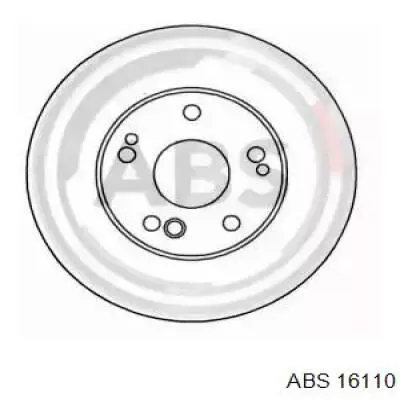 16110 ABS диск тормозной передний