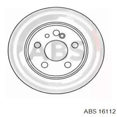 16112 ABS диск тормозной задний