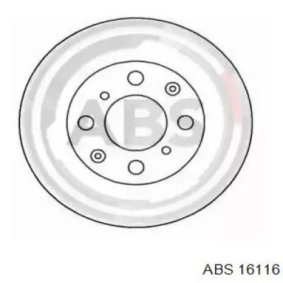 16116 ABS диск тормозной передний