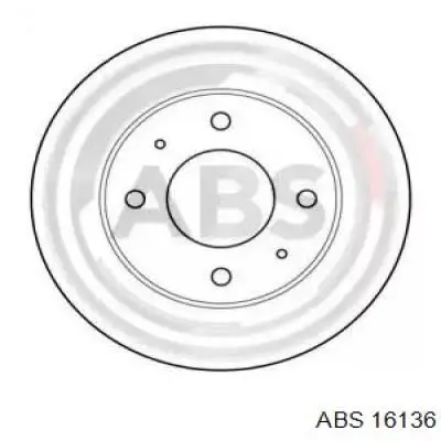 16136 ABS диск тормозной передний