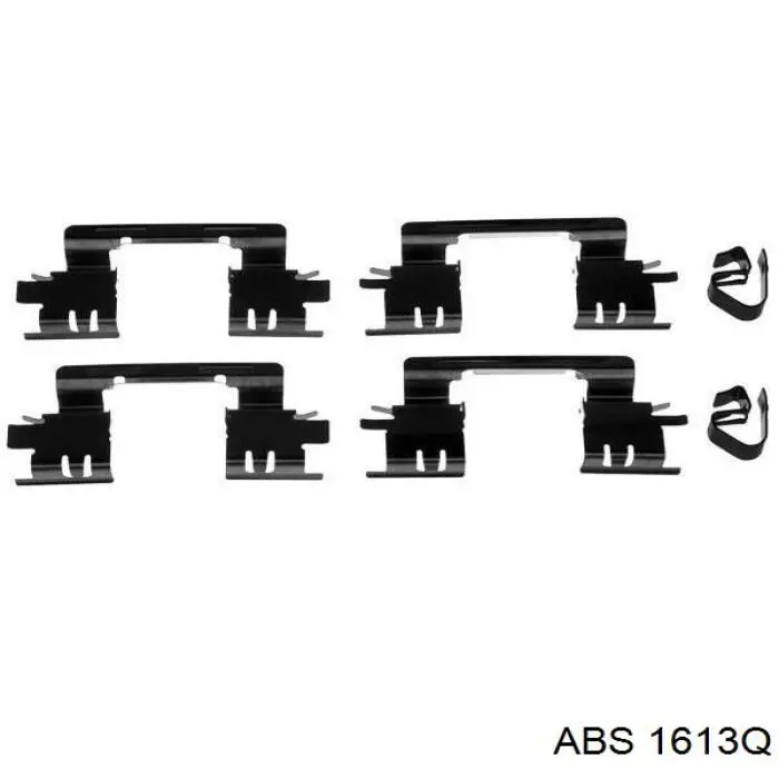 Ремкомплект тормозов передних 1613Q ABS