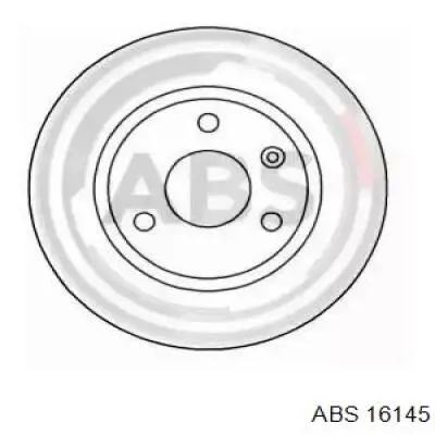 16145 ABS диск тормозной передний