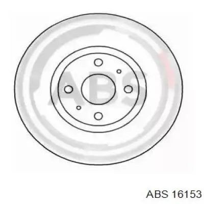 Передние тормозные диски 16153 ABS