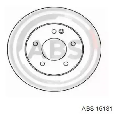 16181 ABS диск тормозной передний