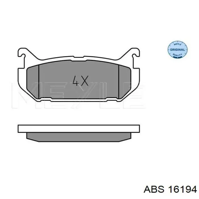 Купить 16194 ABS Ротор тормозной