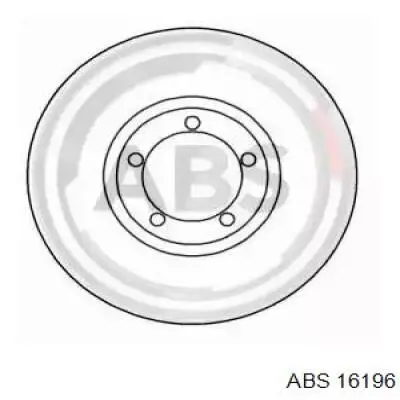 16196 ABS диск тормозной передний