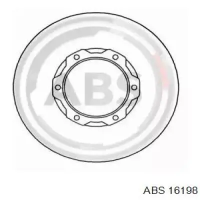 16198 ABS диск тормозной передний