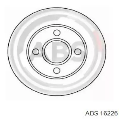 Передние тормозные диски 16226 ABS