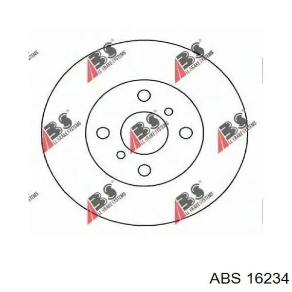 Передние тормозные диски 16234 ABS