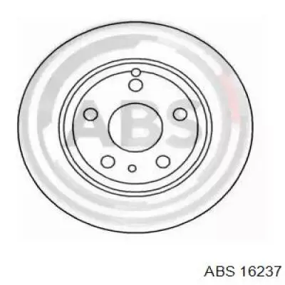 16237 ABS диск тормозной задний