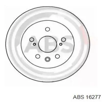 16277 ABS диск тормозной задний