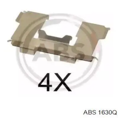 1630Q ABS комплект пружинок крепления дисковых колодок передних