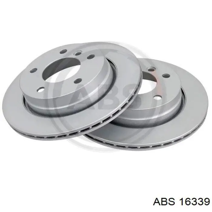 Disco de freno trasero 16339 ABS