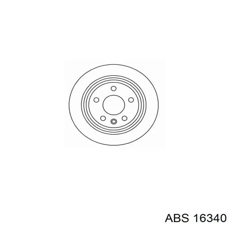 Купить 16340 ABS Диск тормозной задний