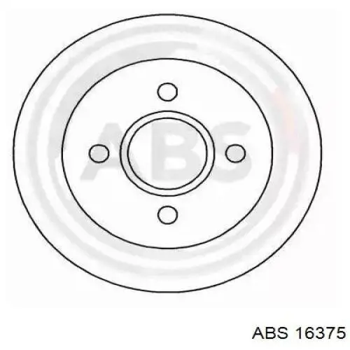 Тормозные диски 16375 ABS