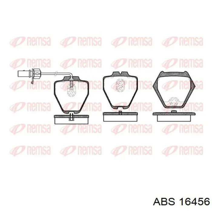 Тормоз дисковый передний ABS 16456 цена, от 35.94 USD