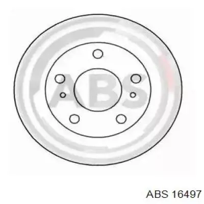 16497 ABS диск тормозной передний