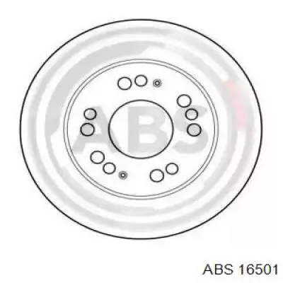 Передние тормозные диски 16501 ABS