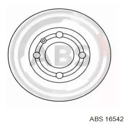 16542 ABS диск тормозной передний