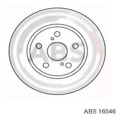 Передние тормозные диски 16546 ABS