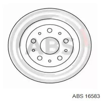 16583 ABS диск тормозной задний