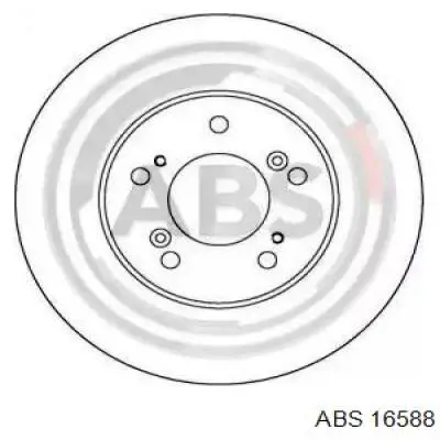 16588 ABS диск тормозной передний