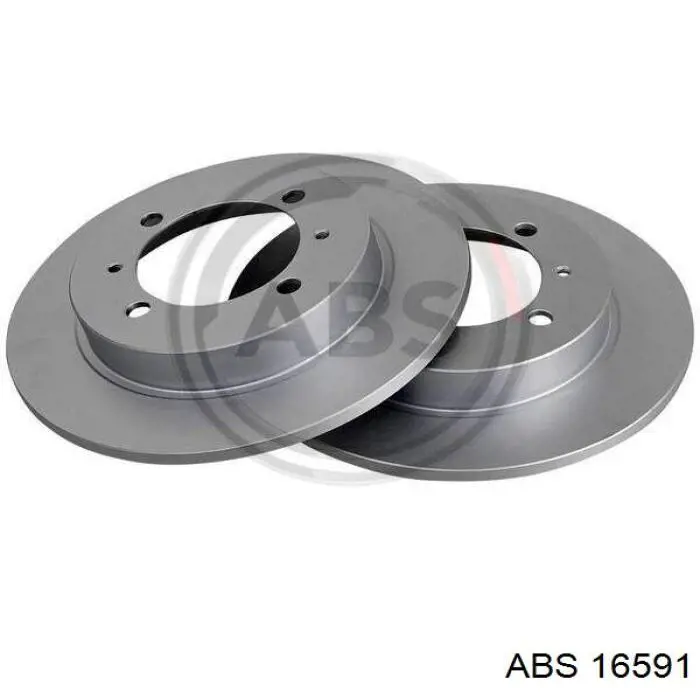 16591 ABS диск тормозной задний