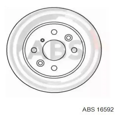 Передние тормозные диски 16592 ABS