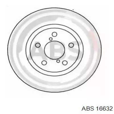 16632 ABS диск тормозной передний