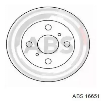 Передние тормозные диски 16651 ABS