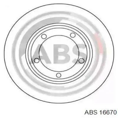 Передние тормозные диски 16670 ABS
