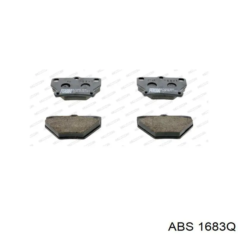 Комплект пружинок крепления дисковых колодок задних ABS 1683Q цена, от 3.87 USD