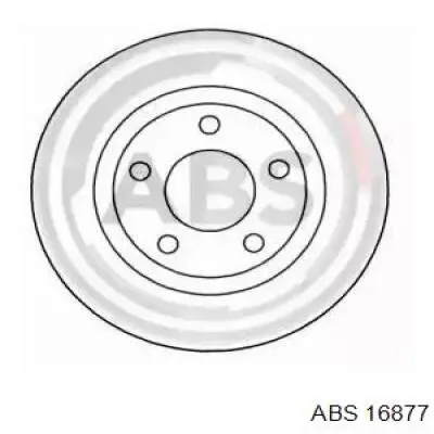 16877 ABS диск тормозной передний