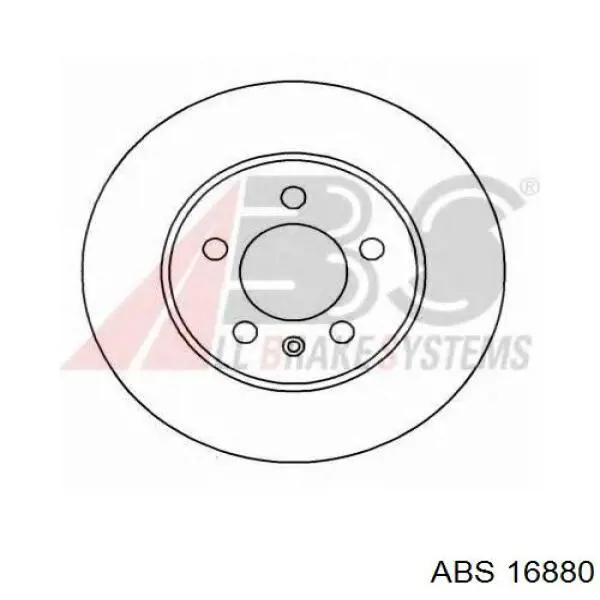 Передние тормозные диски 16880 ABS