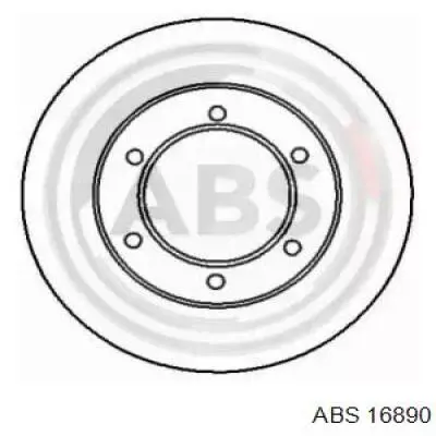 16890 ABS диск тормозной передний