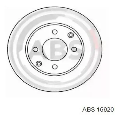 16920 ABS диск тормозной передний