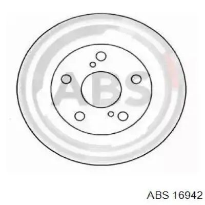 16942 ABS диск тормозной передний