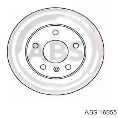 Купить 16955 ABS Диск тормозной задний