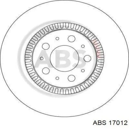 Купить 17012 ABS Ротор тормозной