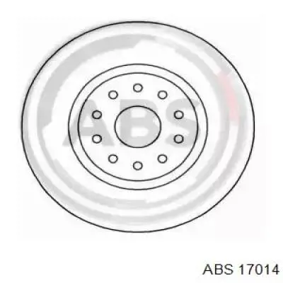 17014 ABS диск тормозной передний