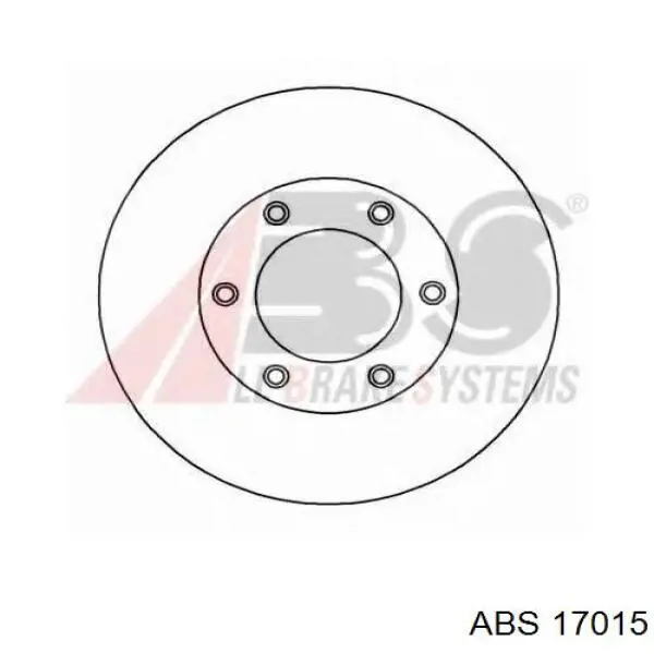 Freno de disco delantero 17015 ABS