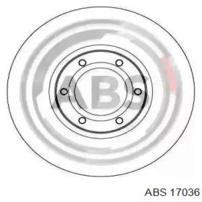 17036 ABS диск тормозной передний