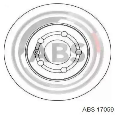 17059 ABS диск тормозной задний