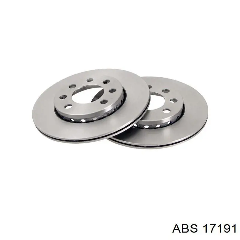 17191 ABS диск тормозной передний