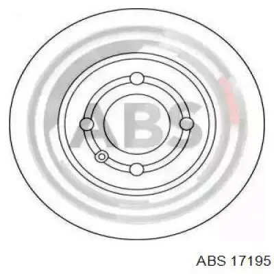 17195 ABS диск тормозной передний