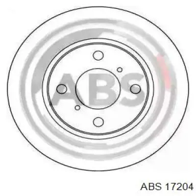 17204 ABS диск тормозной передний